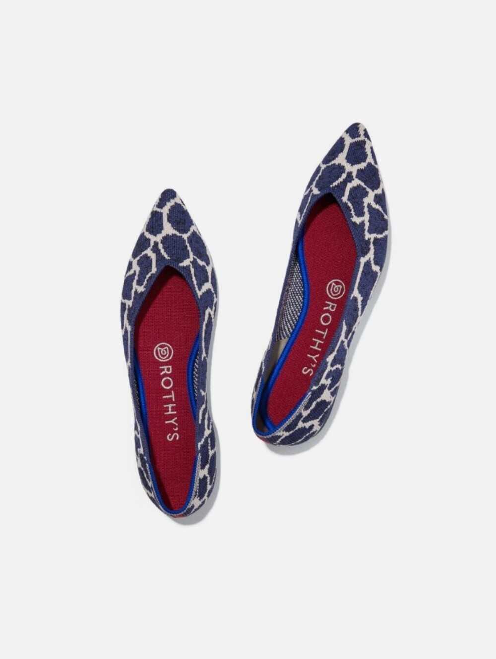 NEW Rothy’s Indigo Giraffe Points size 9 NWOB